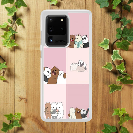 We Bare Bear Daily Life Samsung Galaxy S20 Ultra Case