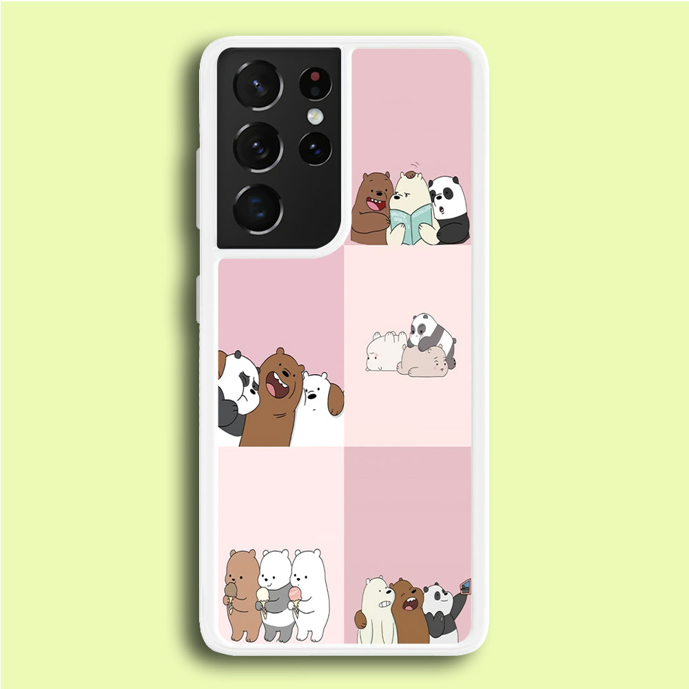 We Bare Bear Daily Life Samsung Galaxy S21 Ultra Case