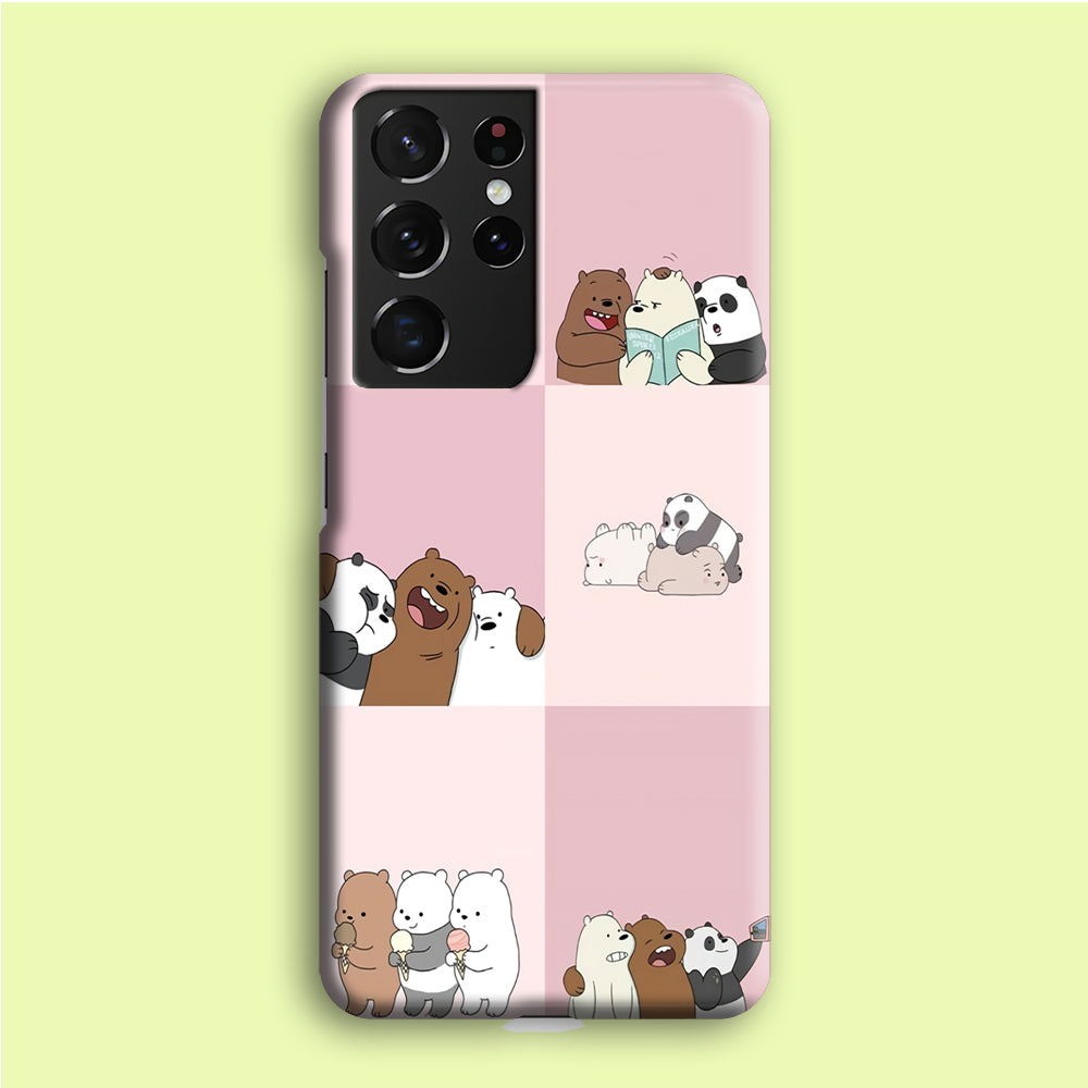 We Bare Bear Daily Life Samsung Galaxy S21 Ultra Case