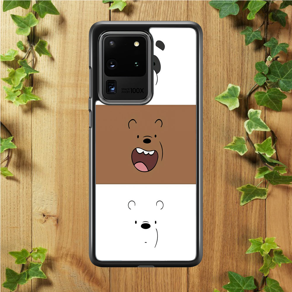 We Bare Bear Face Samsung Galaxy S20 Ultra Case