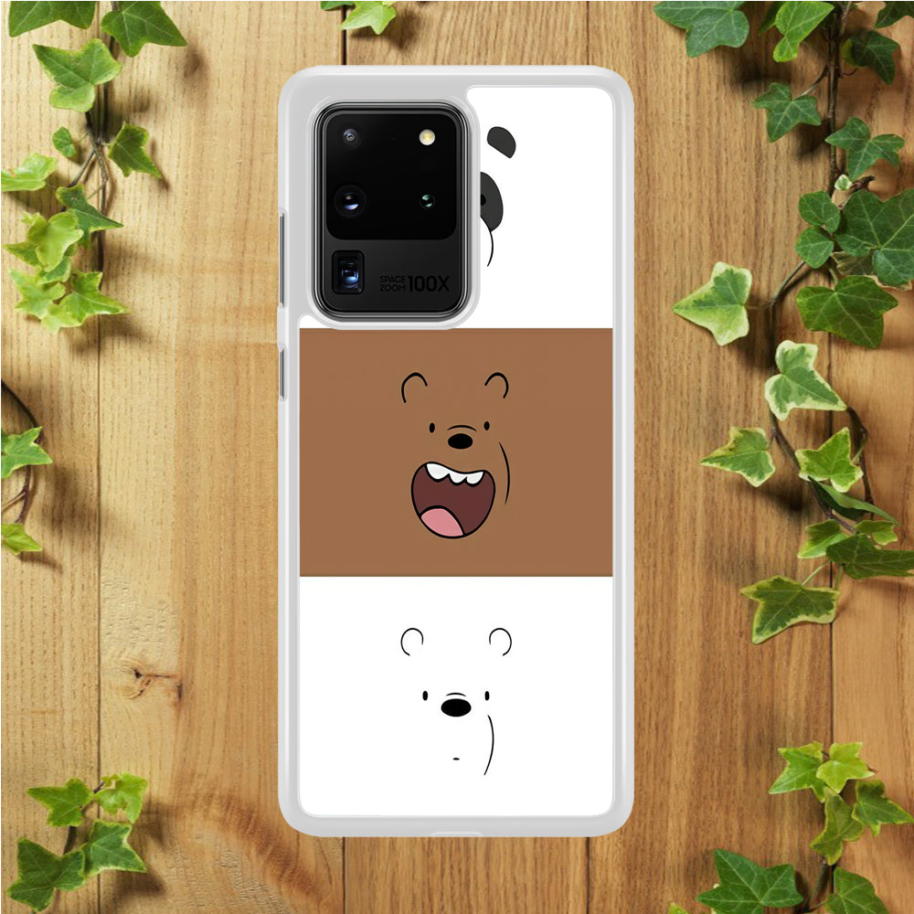 We Bare Bear Face Samsung Galaxy S20 Ultra Case