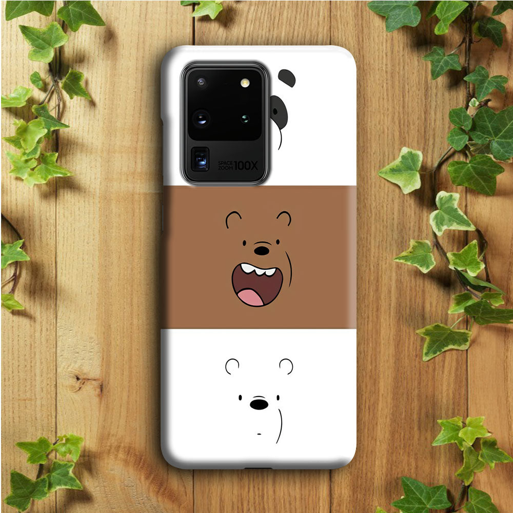 We Bare Bear Face Samsung Galaxy S20 Ultra Case