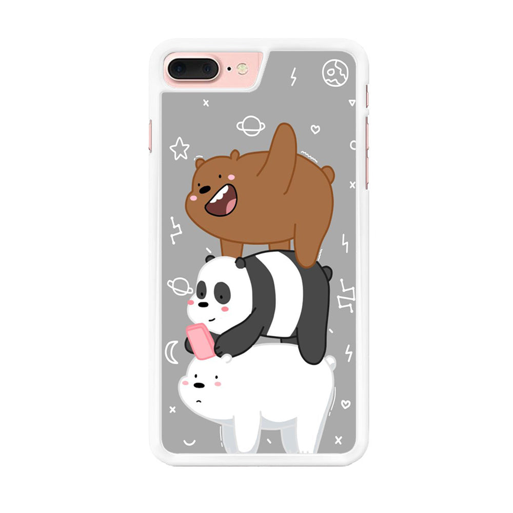 We Bare Bear Overlap iPhone 8 Plus Case