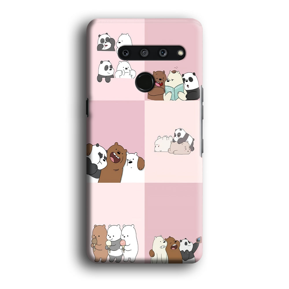 We Bare Bear Daily Life LG V50 3D Case